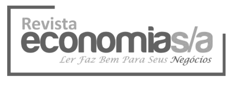 Logotipo da Revista Economia S/A, um dos principais jornais de economia do Brasil, onde a Fácil Negócio foi entrevistada.