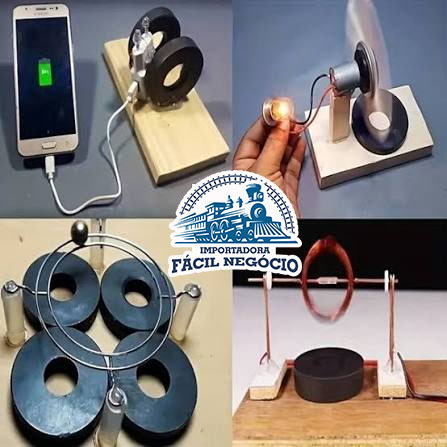 Aplicações criativas de ímãs de ferrite em engenhocas caseiras
